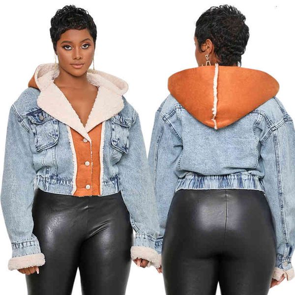 plus size outerwear & coats 21379 winter multi panel hooded plush loose large women's coat rciy, Black
plus size outerwear & coats 21379 winter multi panel hooded plush loose large women's coat rciy, Black