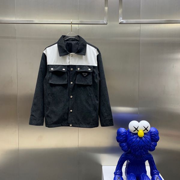 20fw autumn and winter men's jacket new shirt version warm jacket black and white color matching fashion high-quality trendy cost size, Black;brown 
20fw autumn and winter men's jacket new shirt version warm jacket black and white color matching fashion high-quality trendy cost size, Black;brown