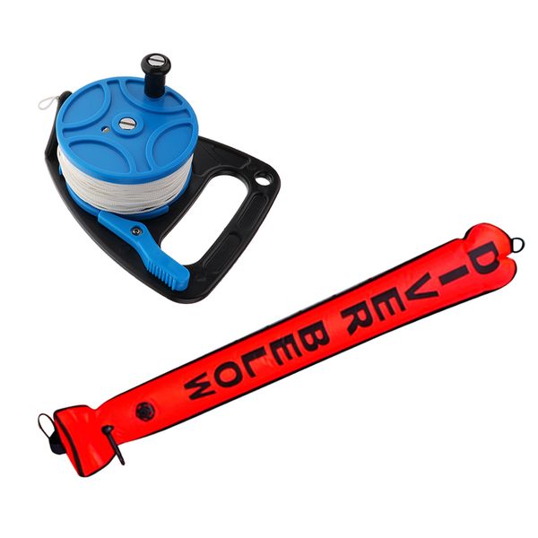 safety 4ft scuba diver smb surface marker buoy signal tube + dive reel with thumb ser
safety 4ft scuba diver smb surface marker buoy signal tube + dive reel with thumb ser