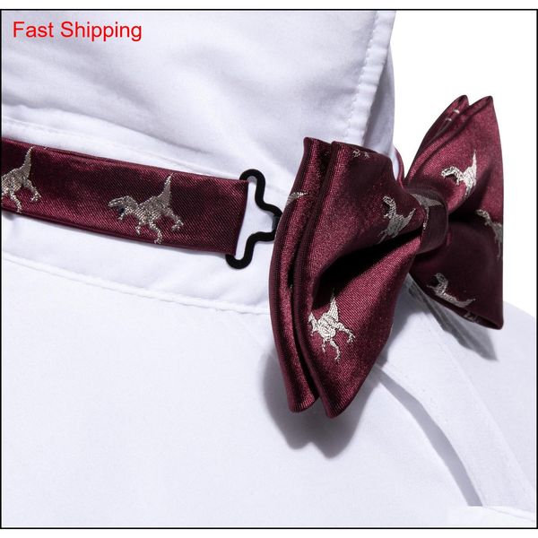 burgundy silk bow tie with white little dinosaur pattern designer handkerchief cufflinks luxury fashion wedding bus qylqez nana_shop, Black;gray
burgundy silk bow tie with white little dinosaur pattern designer handkerchief cufflinks luxury fashion wedding bus qylqez nana_shop, Black;gray