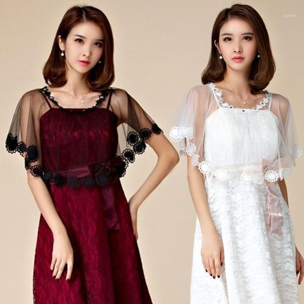 new summer elegant ladies evening party crochet flower lace shrug shoulder shawl short coat women sweet sheer jacket wrap1, Black;brown
new summer elegant ladies evening party crochet flower lace shrug shoulder shawl short coat women sweet sheer jacket wrap1, Black;brown