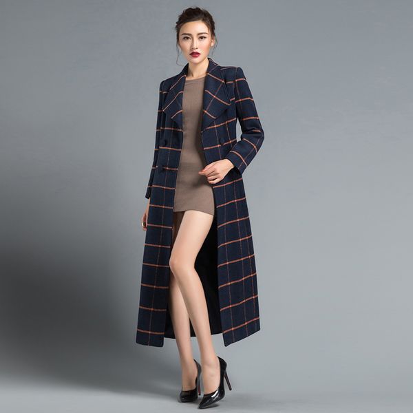 2021 new mujer invierno long chess winter elegant woman's wool coat fine women's clothing kj100 cg7i, Black;brown
2021 new mujer invierno long chess winter elegant woman's wool coat fine women's clothing kj100 cg7i, Black;brown