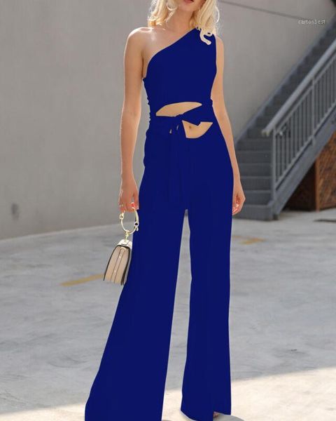 women's jumpsuits & rompers elegant asymmetrical neck solid jumpsuit women 2021 summer one shoulder ladies sleeveless jumpsuits1, Black;white
women's jumpsuits & rompers elegant asymmetrical neck solid jumpsuit women 2021 summer one shoulder ladies sleeveless jumpsuits1, Black;white