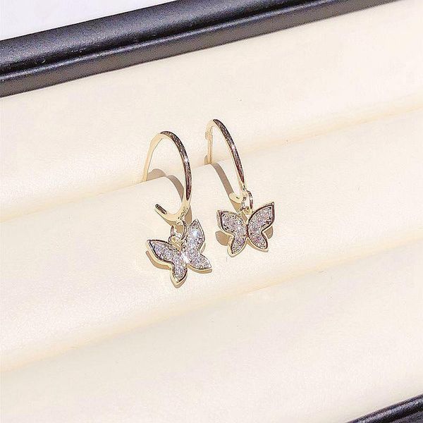 dangle & chandelier high-end cz crystal butterfly drop earrings gold color micro paved cubic zirconia for women, Silver
dangle & chandelier high-end cz crystal butterfly drop earrings gold color micro paved cubic zirconia for women, Silver
