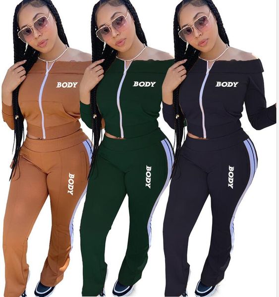 женщины конструкторы костюмы тела письма с плеча с длинным рукавом молнии куртка штаны вышивки две пьесы спортивные костюмы 3 цвета d102805, White
женщины конструкторы костюмы тела письма с плеча с длинным рукавом молнии куртка штаны вышивки две пьесы спортивные костюмы 3 цвета d102805, White