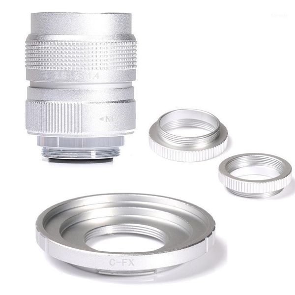 silver fujian 25mm f1.4 cctv camera lens + c-fx mount ring for fujifilm x-a2 x-a1 x-t1 x-t2 x-t10 x-e1 x-e2 x-1m x-pro11
silver fujian 25mm f1.4 cctv camera lens + c-fx mount ring for fujifilm x-a2 x-a1 x-t1 x-t2 x-t10 x-e1 x-e2 x-1m x-pro11