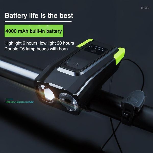 bike lights light with horn rainproof usb rechargeable 4000/2000mah mtb mountain t6 lamp smart brightness headlight bicycle light1
bike lights light with horn rainproof usb rechargeable 4000/2000mah mtb mountain t6 lamp smart brightness headlight bicycle light1