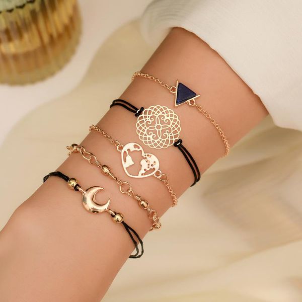 new triangle black green stone love map moon five-piece bracelet european and american fashion suits jewelry trendy jewelry gift
new triangle black green stone love map moon five-piece bracelet european and american fashion suits jewelry trendy jewelry gift