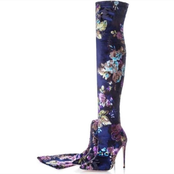 shofoo shoes,elegant women's boots, elastic floral cloth, about 12 cm high heels, over-the-knee women's boots. size:34-45, Black
shofoo shoes,elegant women's boots, elastic floral cloth, about 12 cm high heels, over-the-knee women's boots. size:34-45, Black