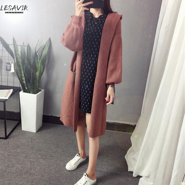 women's wool & blends 2021 women knit cardigan autumn and winter thick temperament loose mid-length over the knee hooded sweater coat, Black
women's wool & blends 2021 women knit cardigan autumn and winter thick temperament loose mid-length over the knee hooded sweater coat, Black