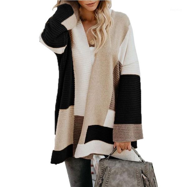 women casual loose cardigan knitted coat soft autumn long flare sleeve long crochet knitting sweater1, White
women casual loose cardigan knitted coat soft autumn long flare sleeve long crochet knitting sweater1, White