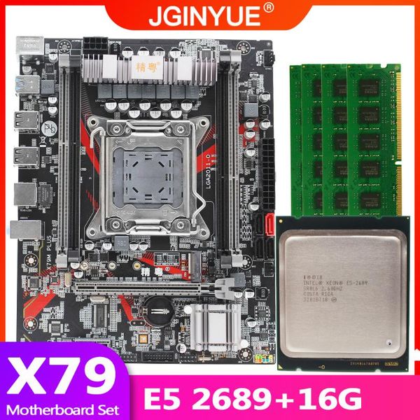 jginyue x79 материнской платы lga 2011 набор комплект с xeon e5 2689 процессора и ddr3 16 гб (4 * 4 гб) рег ecc x79m памяти plus
jginyue x79 материнской платы lga 2011 набор комплект с xeon e5 2689 процессора и ddr3 16 гб (4 * 4 гб) рег ecc x79m памяти plus