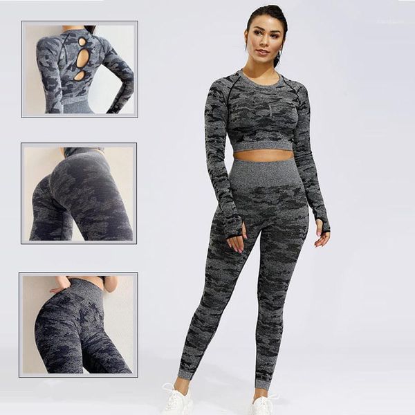 yoga outfits camo seamless gym set sports suits fitness cropped shirts back exercise leggings long sleeve clothing women1, White;red
yoga outfits camo seamless gym set sports suits fitness cropped shirts back exercise leggings long sleeve clothing women1, White;red