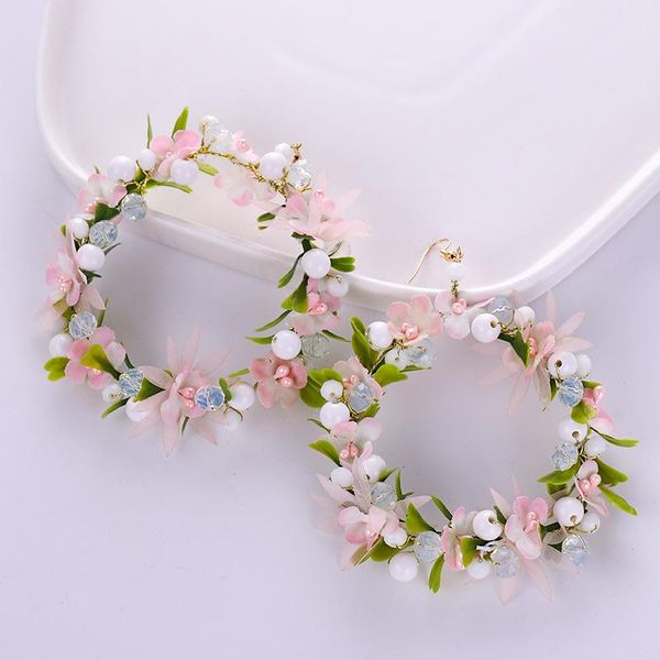 hair bun maker headdress mori girl line flower earrings s exaggeration pink bride ornament pographic prop, Brown
hair bun maker headdress mori girl line flower earrings s exaggeration pink bride ornament pographic prop, Brown