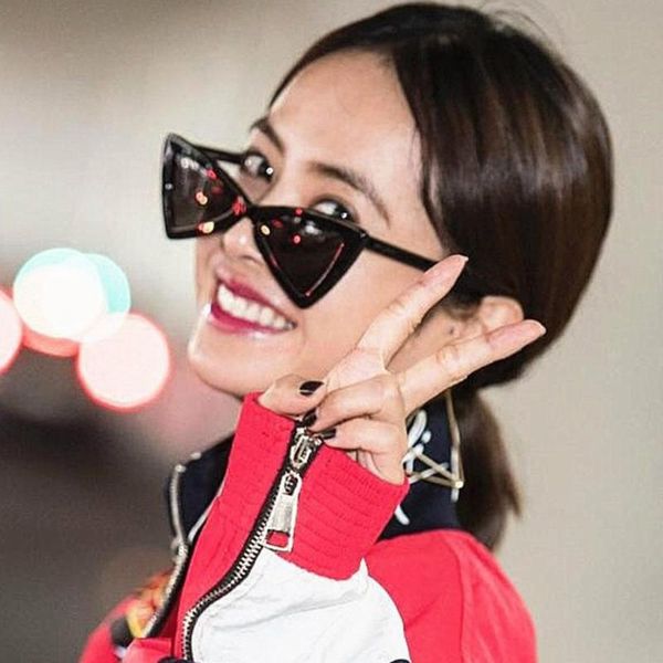 2020 small frame personality sun glasses vintage triangle cat eye sunglasses woman retro ladies festival rave party eyeglasses, White;black
2020 small frame personality sun glasses vintage triangle cat eye sunglasses woman retro ladies festival rave party eyeglasses, White;black