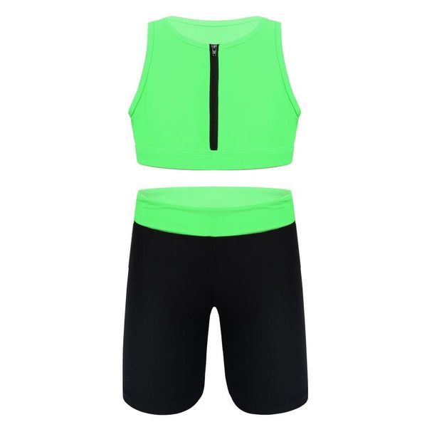 running sets summer 2pcs outfits girls color block sport suit sleeveless zipper tank crop sports shorts breathable gym tracksuit, Black;blue
running sets summer 2pcs outfits girls color block sport suit sleeveless zipper tank crop sports shorts breathable gym tracksuit, Black;blue