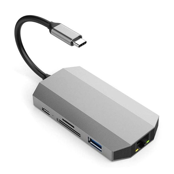 9in1/6in1 type-c docking station with hdmi network card converter usb hub expansion dock for lap for pd adapter
9in1/6in1 type-c docking station with hdmi network card converter usb hub expansion dock for lap for pd adapter