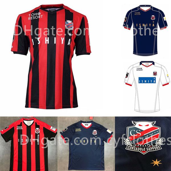 2020 2021 thai player's hokkaido soccer shirt sapporo consadole home away 19 20 japan j league soccer shirt hokkaido consadole sapporo, Black;yellow