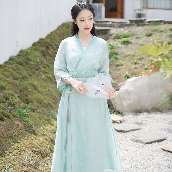 760ak thinking of chinese super long silk jacquard silkstyle improved cross collar hanfu long skirt silk jacquard daily ancient costume skir, Black;gray
760ak thinking of chinese super long silk jacquard silkstyle improved cross collar hanfu long skirt silk jacquard daily ancient costume skir, Black;gray