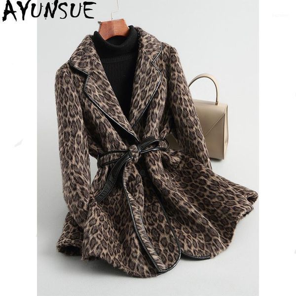 aunsue real wool coat female jacket 2020 winter jacket women leopard alpaca woolen coats and jackets women korean wphpc11, Black
aunsue real wool coat female jacket 2020 winter jacket women leopard alpaca woolen coats and jackets women korean wphpc11, Black