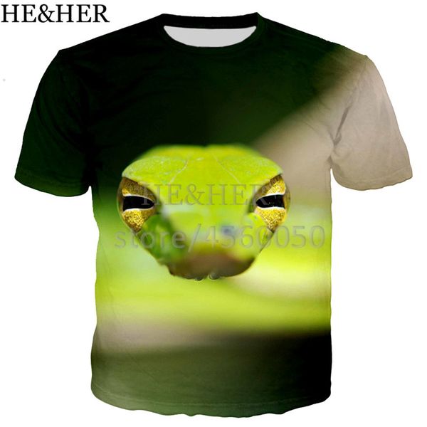 new animal serpent 3d print shirts aesthetic graphic funny men clothing