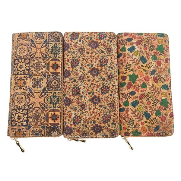 2020 new cork wallet for women portugal tile pattern print mandala natural wooden pu leather long wallet copper zipper card holder wholesale, Red;black
2020 new cork wallet for women portugal tile pattern print mandala natural wooden pu leather long wallet copper zipper card holder wholesale, Red;black