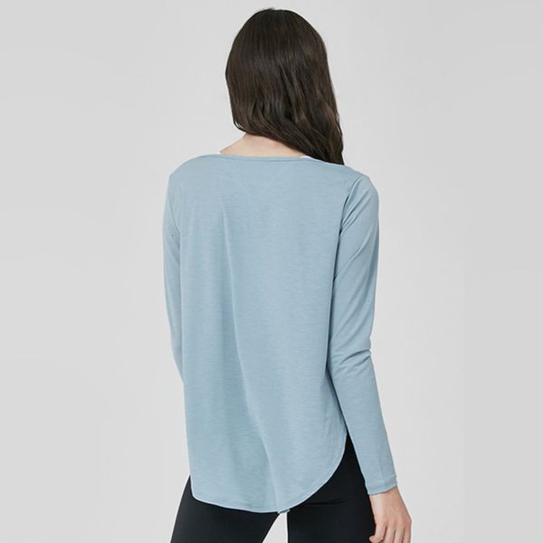 yoga long women's suit autumn winter sleeve jacket sportswear gym outdoor quick drying split loose t-shirt, Gray
yoga long women's suit autumn winter sleeve jacket sportswear gym outdoor quick drying split loose t-shirt, Gray