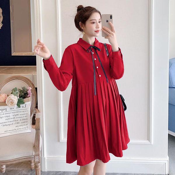 9399# maternity dress spring autumn chiffon long sleeve loose stylish a line dress for pregnant women mom, White
9399# maternity dress spring autumn chiffon long sleeve loose stylish a line dress for pregnant women mom, White