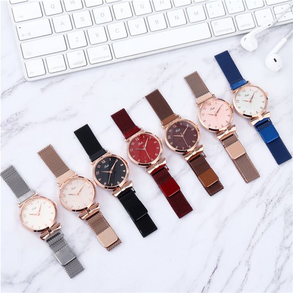 milan belt magnet buckle watch ladies stainless steel quartz watch women new fashion elegant dress flower pattern clock gift, Slivery;brown
milan belt magnet buckle watch ladies stainless steel quartz watch women new fashion elegant dress flower pattern clock gift, Slivery;brown