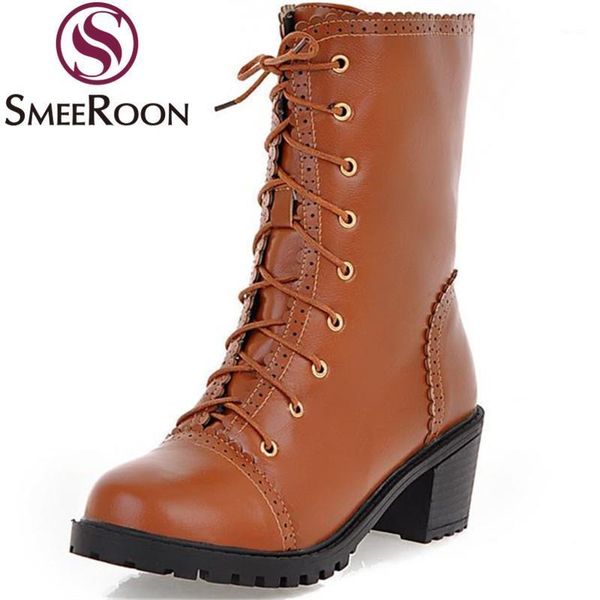 boots smeeroon 2021 lace up ankle for women campus round toe med heels keep warm winter simple shoes butterfly-knot1, Black
boots smeeroon 2021 lace up ankle for women campus round toe med heels keep warm winter simple shoes butterfly-knot1, Black