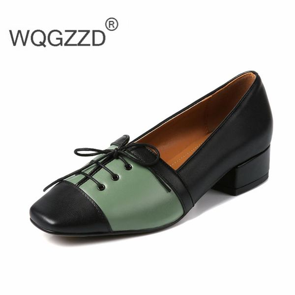 chaussures femme new spring pumps women's high heel shoes genuine leather mixed color comfortable simple and elegant pumps, Black
chaussures femme new spring pumps women's high heel shoes genuine leather mixed color comfortable simple and elegant pumps, Black