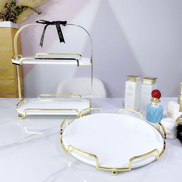 luxury metal shelf bathroom table cosmetic storage rack skin perfume tray grade makeup organizer cake snack rack placement
luxury metal shelf bathroom table cosmetic storage rack skin perfume tray grade makeup organizer cake snack rack placement