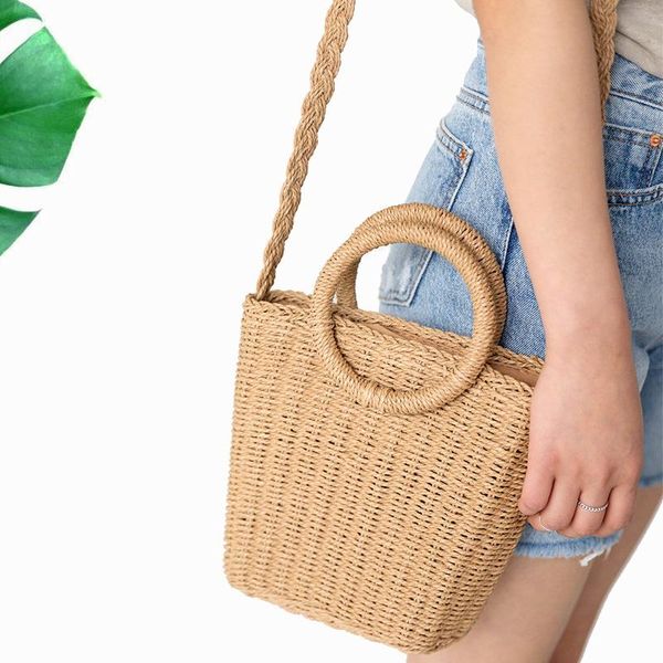 yojessy woven straw round handbag retro rattan women shoulder bag boho summer beach messenger bags fashion female handbag totes
yojessy woven straw round handbag retro rattan women shoulder bag boho summer beach messenger bags fashion female handbag totes