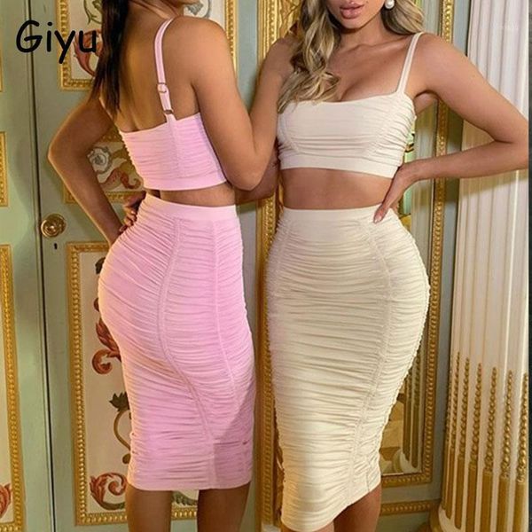 giyu club party 2 piece set women 2020 summer elegant bodycon two piece set sleeveless backless ruch skirt tracksuit1, White
giyu club party 2 piece set women 2020 summer elegant bodycon two piece set sleeveless backless ruch skirt tracksuit1, White