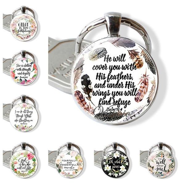 keychains wg 1pc fashion bible verse time gem cabochon glass ball keychain keyring pendant jewellry for christian gifts, Silver
keychains wg 1pc fashion bible verse time gem cabochon glass ball keychain keyring pendant jewellry for christian gifts, Silver