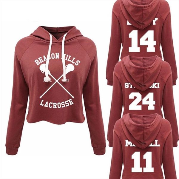 женщины harajuku обрезанные толстовки толстовки волчонок beacon hills лакросс mccall stilinski лаи crop top hoodie streetwear, Black
женщины harajuku обрезанные толстовки толстовки волчонок beacon hills лакросс mccall stilinski лаи crop top hoodie streetwear, Black