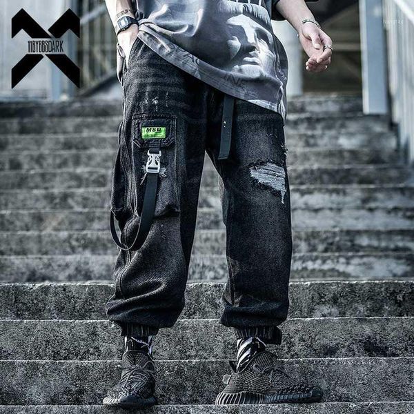 11 bybb's dark hip hop cargo denim pants men loose ripped hole vintage jeans elastic waist rock ribbon pant streetwear wx0101, Blue
11 bybb's dark hip hop cargo denim pants men loose ripped hole vintage jeans elastic waist rock ribbon pant streetwear wx0101, Blue