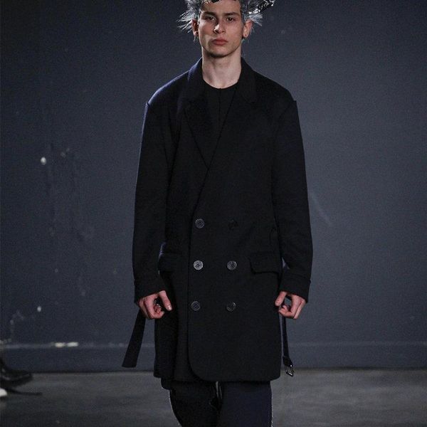 men's woolen trench coat suit collar mid-length woolen coat in europe and america 2020 autumn and winter double-breasted belt, Black
men's woolen trench coat suit collar mid-length woolen coat in europe and america 2020 autumn and winter double-breasted belt, Black