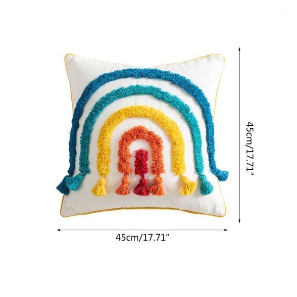 2020 new morocco throw pillow case colorful rainbow bridge tufted tassel cushion cover1
2020 new morocco throw pillow case colorful rainbow bridge tufted tassel cushion cover1