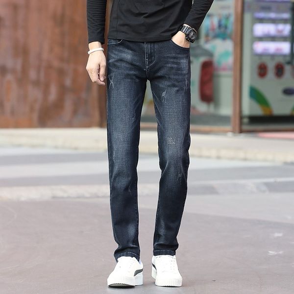 n7s3w pants new korean-style jeans men's ripped slim autumn trendy jeans and jeanstrousers and jeansyouth stretch men's straight l, Blue
n7s3w pants new korean-style jeans men's ripped slim autumn trendy jeans and jeanstrousers and jeansyouth stretch men's straight l, Blue