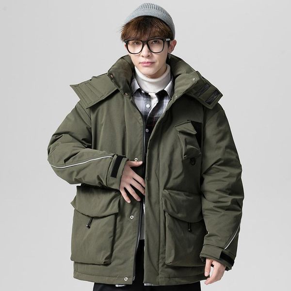 men's down & parkas wear 2021 winter style teenagers thick warm coat leisure trend daily jacket, Black
men's down & parkas wear 2021 winter style teenagers thick warm coat leisure trend daily jacket, Black