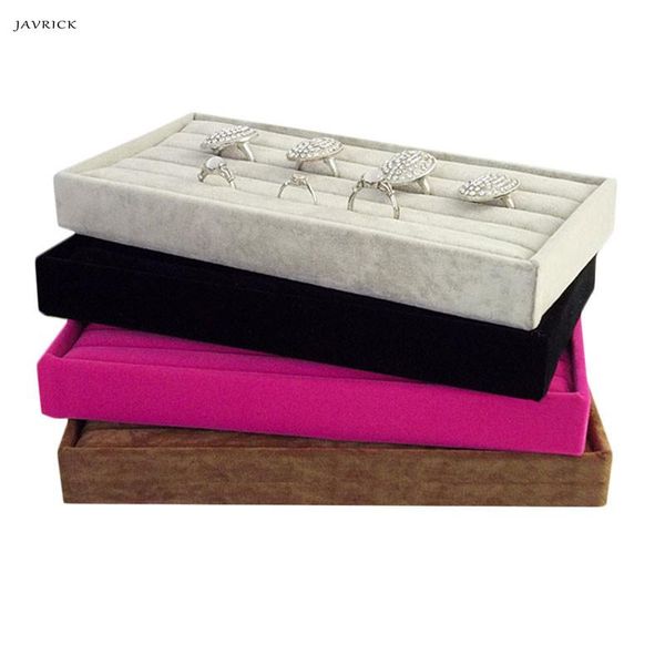 javrick velvet jewelry ring earring display box tray holder storage showcase organizer new, Pink;blue
javrick velvet jewelry ring earring display box tray holder storage showcase organizer new, Pink;blue