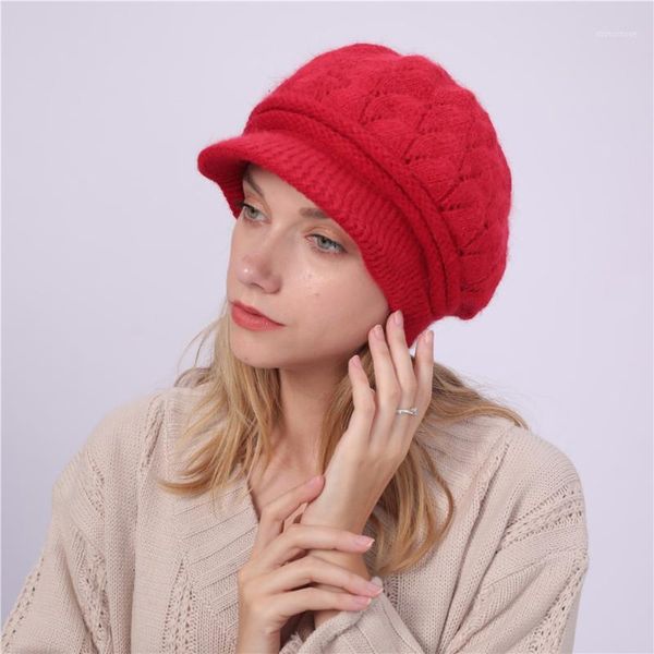berets fashion winter hats 2021 keep warm casual beret knitted hat wool hemming thicken ski caps for women bonnet hiver1, Blue;gray
berets fashion winter hats 2021 keep warm casual beret knitted hat wool hemming thicken ski caps for women bonnet hiver1, Blue;gray