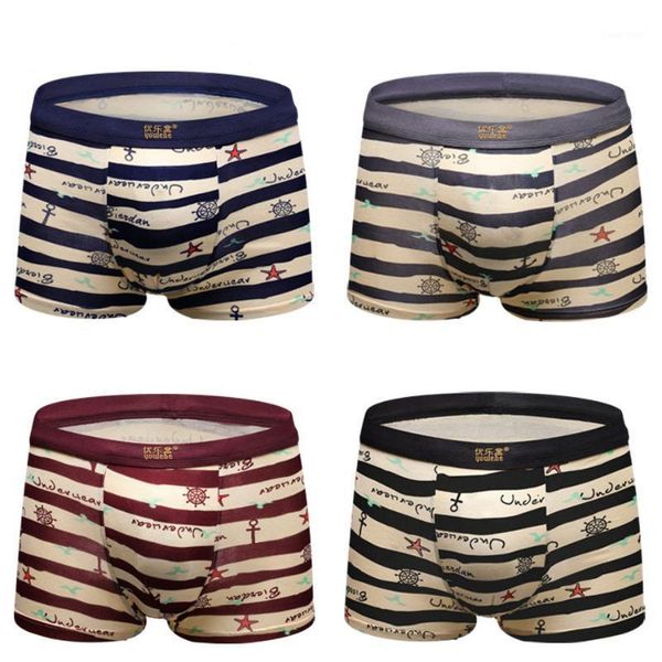 men's casual striped large size modal fabric underwear single comfortable breathable1, Black;white
men's casual striped large size modal fabric underwear single comfortable breathable1, Black;white