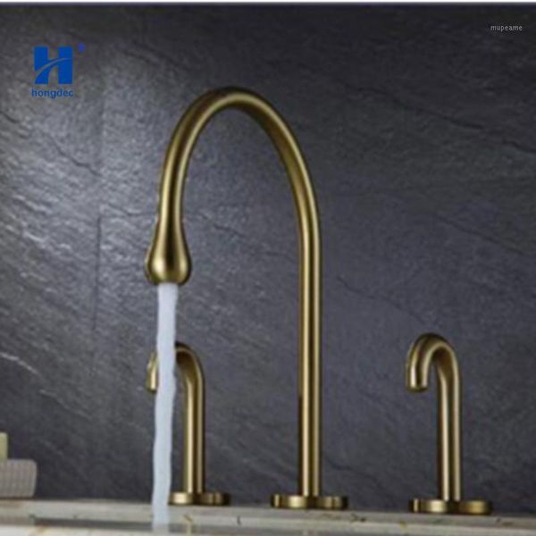 bathroom sink faucets hongdec brass brushed gold and black faucet deck mounted 3 holes 2 handles basin tap1
bathroom sink faucets hongdec brass brushed gold and black faucet deck mounted 3 holes 2 handles basin tap1