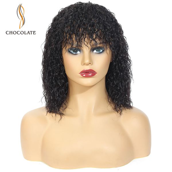 chocolate human hair wigs bob wig short human hair wig with bangs for black women natural color jerry curly brazilian remy wig, Black;brown
chocolate human hair wigs bob wig short human hair wig with bangs for black women natural color jerry curly brazilian remy wig, Black;brown