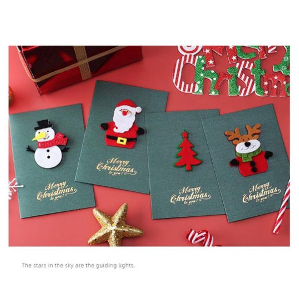 gift wrap 1pcs pearl paper christmas greeting card handmade stereo santa snowman elk cute creative
gift wrap 1pcs pearl paper christmas greeting card handmade stereo santa snowman elk cute creative