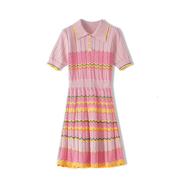2021 new summer women hollow out waves striped knitted elegant lapel short sleeve sweater dress vestidos robes 26v6, Black;gray
2021 new summer women hollow out waves striped knitted elegant lapel short sleeve sweater dress vestidos robes 26v6, Black;gray