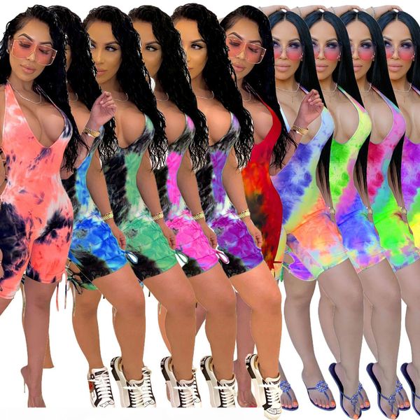 women designer jumpsuits romper tie dye overalls summer clothing new style scoop neck shorts sleeveless s-2xl capris sell dhl 8561, Gray
women designer jumpsuits romper tie dye overalls summer clothing new style scoop neck shorts sleeveless s-2xl capris sell dhl 8561, Gray