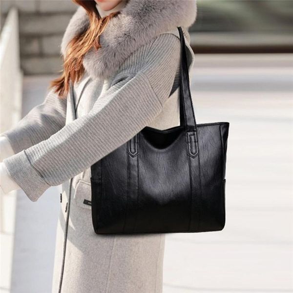 women shoulder bag pu leather large capacity solid color fashion female autumn casual zipper handbags
women shoulder bag pu leather large capacity solid color fashion female autumn casual zipper handbags